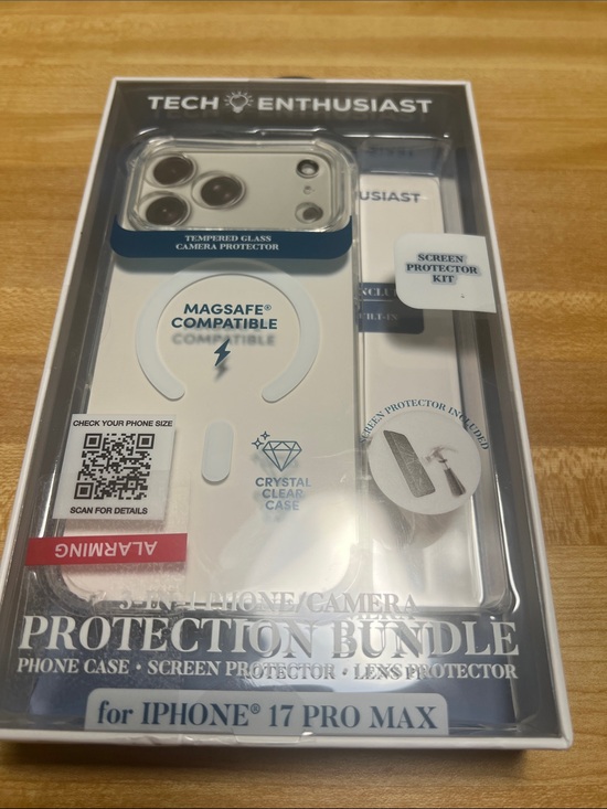17 Pro Max Protectors Clear Case Other - #2657** Enthusiast Clear MagSafe-Compatible iPhone 17 Pro Max Protection